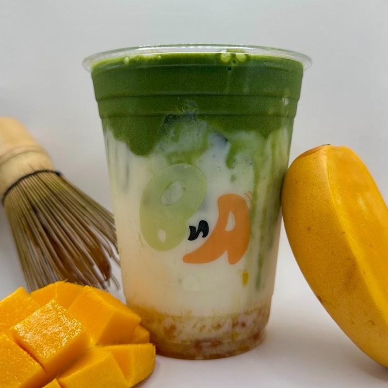 Mango Matcha Latte