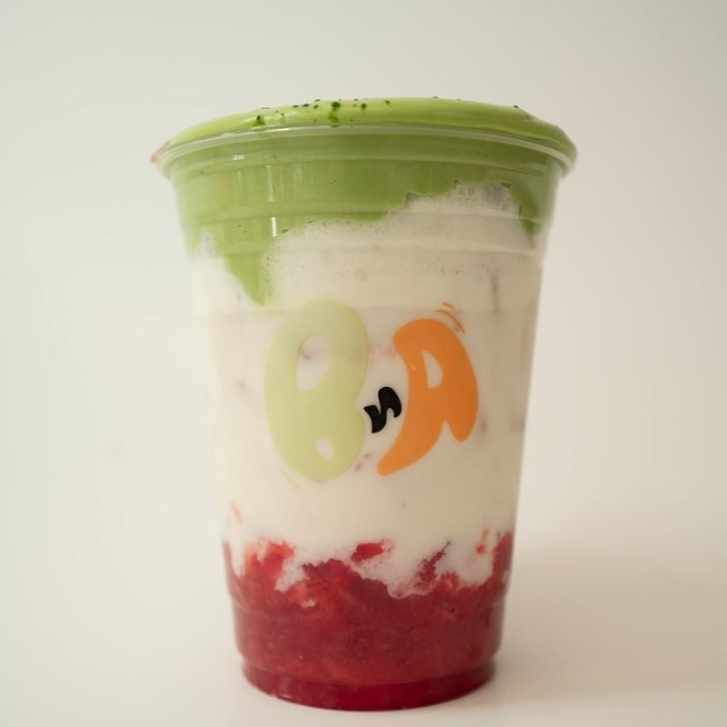 Strawberry Matcha Latte